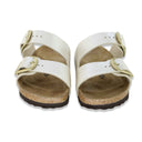 Birkenstock Arizona Big Buckle white pearl