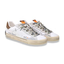 Crime london distressed brown orange