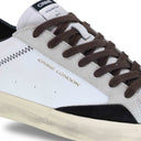 Crime london distressed white brown