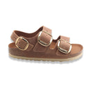 Birkenstock milano big buckle cognac