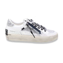 Crime london sk8 deluxe white silver