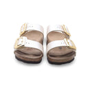 Birkenstock sidney buckle pearl white