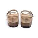 Birkenstock sidney buckle pearl white