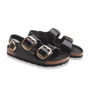 Birkenstock milano big buckle high shine black