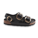 Birkenstock milano big buckle high shine black