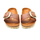 Birkenstock madrid big buckle cognac