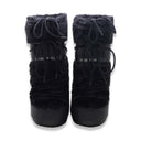 Moon boot  icon faux fur black