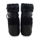 Moon boot  icon faux fur black