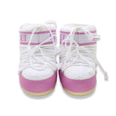 Moon boot icon low nylon pink white