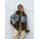 Ste giubbino jeans denim moro