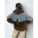 Ste giubbino jeans denim moro