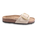 Birkenstock madrid big buckle ecru