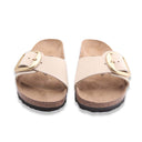 Birkenstock madrid big buckle ecru