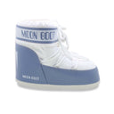 Moon boot icon low nylon elephant grey white