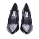 Steve Madden Secured Black Patent