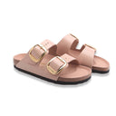 Birkenstock arizona big buckle shine beige