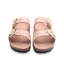 Birkenstock arizona big buckle shine beige