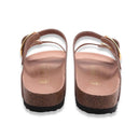 Birkenstock arizona big buckle shine beige
