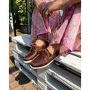 Sebago Docksides Portland da donna marroni