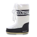 Icona Moon Boot in nylon nero e bianco