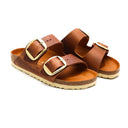 Birkenstock arizona big buckle cognac