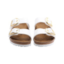 Birkenstock arizona big buckle patent white