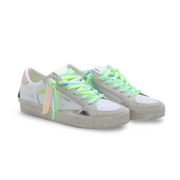 Crime London Sk8 Deluxe White Nude