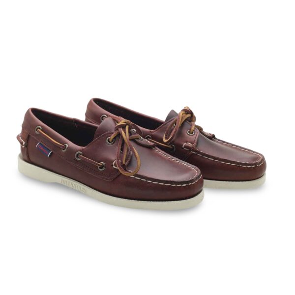 Sebago Docksides Portland Waxed Women Brown